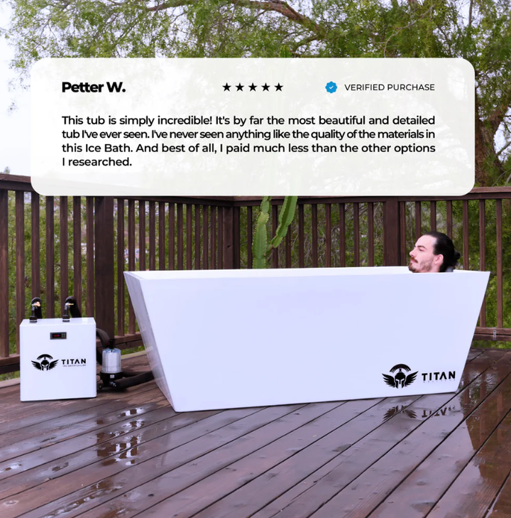 Titan Apex Acrylic Cold Plunge Tub – Premium Cold Water Therapy with Sleek Acrylic Design